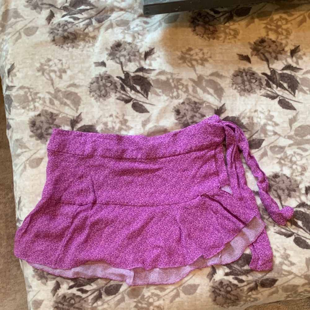 Vix Paula Hermanny Lyra Diane Pareo Swim Mini Skirt Size Small